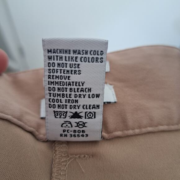 Izod XFG Stretch Khaki Plaid Skort Women's Size 8 - Picture 9 of 9